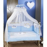 Комплект постельного белья Feretti детский 6 пр. ПКФ6 Rabbit blue