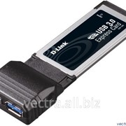 Адаптер D-Link DUB-1320 2-портовый USB 3.0 ExpressCard