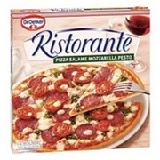 Пицца RISTORANTE Салями моцарелла песто, 380г фото