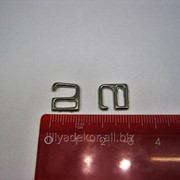 Пряжка-скоба для босоножек 8 мм никель фото