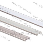 Профиль алюминиевый для ленты LED: L=2020 мм, Рассеиватель, Серый, Grass Hopper фото