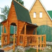 Строительство деревянных домов из рубленого бревна фото