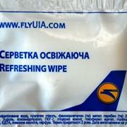 Ежедневная влажная салфетка в индивидуальной упаковке с логотипом компании