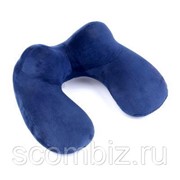 Удобная дорожная подушка, тёмно-синий фото