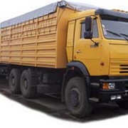 Перевозка зерна автомобилями КАМАЗ (20 тонники) фото