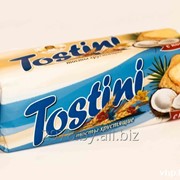 Тосты хрустящие Tostini с кокосом, 200 г фото