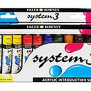 Набор акриловых красок Daler Rowney System 3 Introducti Set, 10 x 22 мл фото