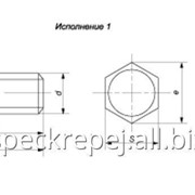 Болт с шестигранной головкой, класс точности С ГОСТ 15589-70 фотография