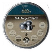 Пульки HN Field Target Trophy кал. 6,35 мм 1,29 г (200 шт./бан.) (50 шт./уп.)