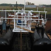 Технологическая система газозаправочной станции с двустенными подземными резервуарами (АГЗС) фото