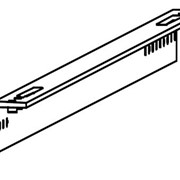 L-профиль регулируемые крючки, длина 1000 мм фотография
