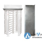 Козырек для турникетов SESAME TWIN, SESAME BASIC TWIN, BICYCLONE Сталь крашеная в цвет RAL 7035 фото