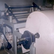 Бабинорезка, одновальная схема намотки с прикатным валом фото