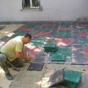 Укладка тротуарной (бетонной) плитки 300х300х30 во всех городах Подмосковья