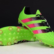 Футбольные бутсы adidas ACE II 15.1 FG Solar Green/Shock Pink/Core Black фото