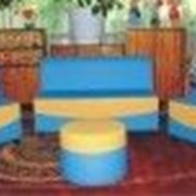 Мягкая мебель “РОМАШКА“ (диван, 2 кресла, пуф-столик) фото