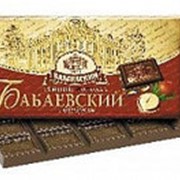 Шоколад Бабаевский темный с фундуком, 100 гр. фото