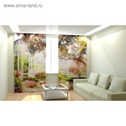 Фотошторы «Утро у озера», размер 150х260 см, габардин фото