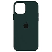 Силиконовый чехол iPhone 12/12 Pro, Тёмно-зелёный фотография