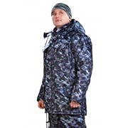 Куртка утеплённая - Зима, серый КМФ фотография