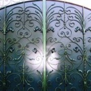 Ворота кованые В-06 фото