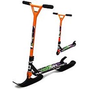 Самокат-снегокат с лыжами и колесами Small Rider Combo Runner BMX оранжевый фото