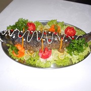 Рыба фаршированная в ресторане Bachus Dava фото