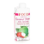 Кокосовая вода с соком личи "FOCO"