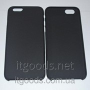 Чехол прорезиненный пластиковый для Apple iPhone 6 4.7“ (черный, матовый цвет) 2705 фото