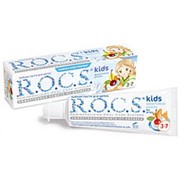 ROCS Kids зубная паста фруктовый рожок для детей от 3 до 7 лет (без фтора) (45 гр)