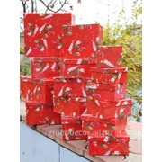 Новогодний набор коробок «Дед Мороз« фото