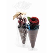 Сумка для гурманов “Парфе на основе шоколада с цветком Ранункулюса“ фото