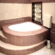 Дизайн ванной комнаты в пентхаусе фото