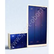 Шкаф металлический для раздевалки,3 двери, 1800х880х500 мм Артикул: СН 103 фото