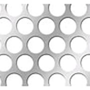 Перфорированный металл Тип 1 (Rv) круглые отверстия по шестиугольнику фотография