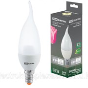 TDM Лампа LED WFC37-5 Вт-220 В -3000 К–E14 (свеча на ветру)