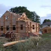 Изготовление деревянных домов ручной рубки фото