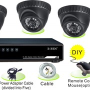 Комплект видеонаблюдения BT-K3 из 4 купольных камер
