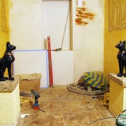 Египетские коты скульптура
