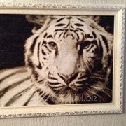 Вышитая картина “Тигр“ фото