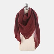 Новая мода сезона сплошной цвет кашемир треугольник шарф шарфы теплый дикий платок фото