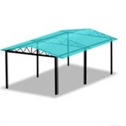 МЕТАЛЛИЧЕСКИЕ НАВЕСЫ фото