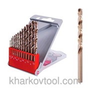 Набор сверл по металлу 13 шт. HSS 5% Cobalt DIN 338 Intertool SD-0008 фото