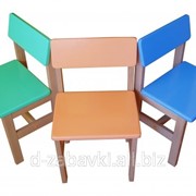 Детский стульчик для дома цветной, бук фото