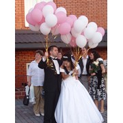 Свадебное оформление гелиевыми шарами