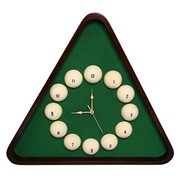 Часы ТРЕУГОЛЬНИК-ПИРАМИДА коричневые, 57х57 см