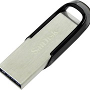 Флешка Sandisk Cruzer Ultra Flair 64Gb (SDCZ73-064G-G46) USB3.0 серебристый/черный фото
