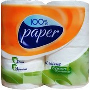 Туалетная бумага “Paper“ (4шт./уп., 16 уп./бл.) Ивано-Франковск фото