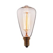 Лампа накаливания E14 40W колба прозрачная 4840-F фотография