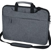 Сумка Plush c усиленной защитой ноутбука 15.6 '', серо-синий фото